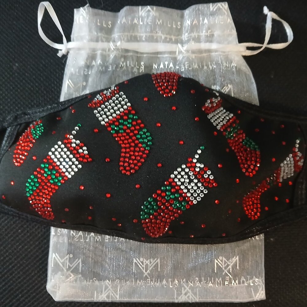 Natalie Mills Christmas Stockings Face Mask and Filter